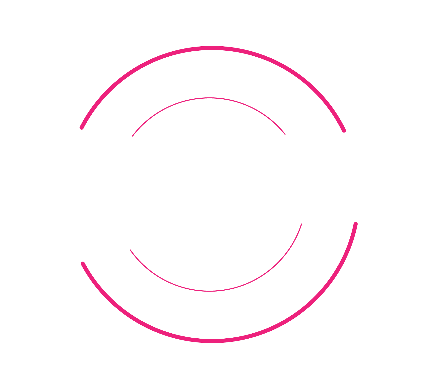 Locally Owned White Pink